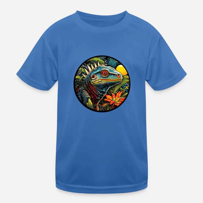 Lézard dans la jungle T-shirt sport Enfant