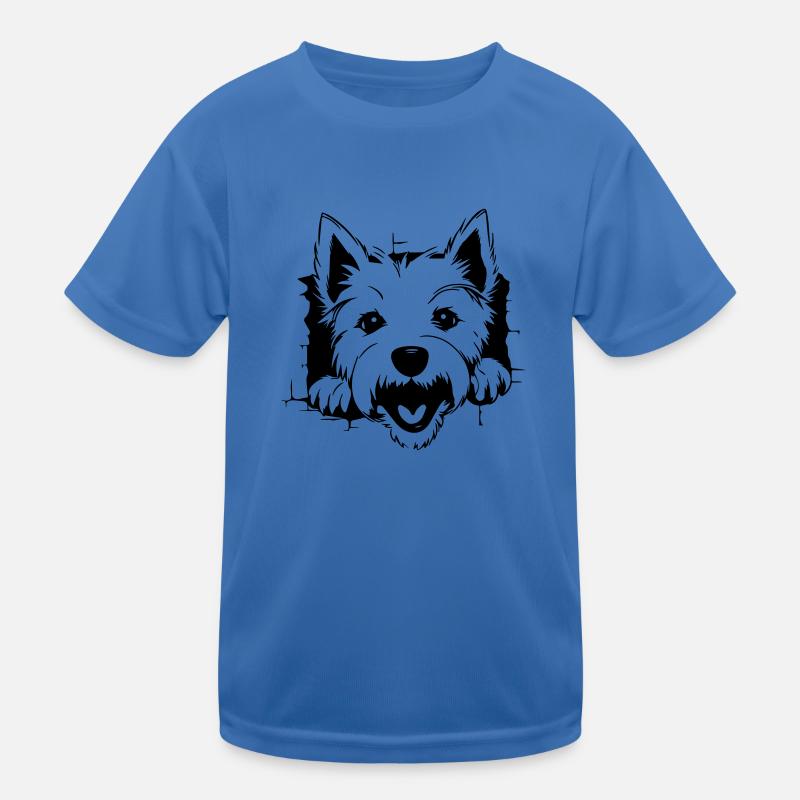 Terrier Kinder Funktions-T-Shirt