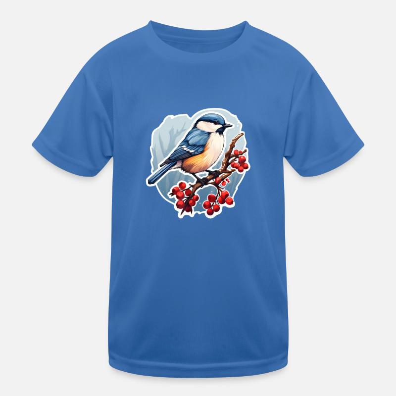 Pine in winter Kids Functional T-Shirt