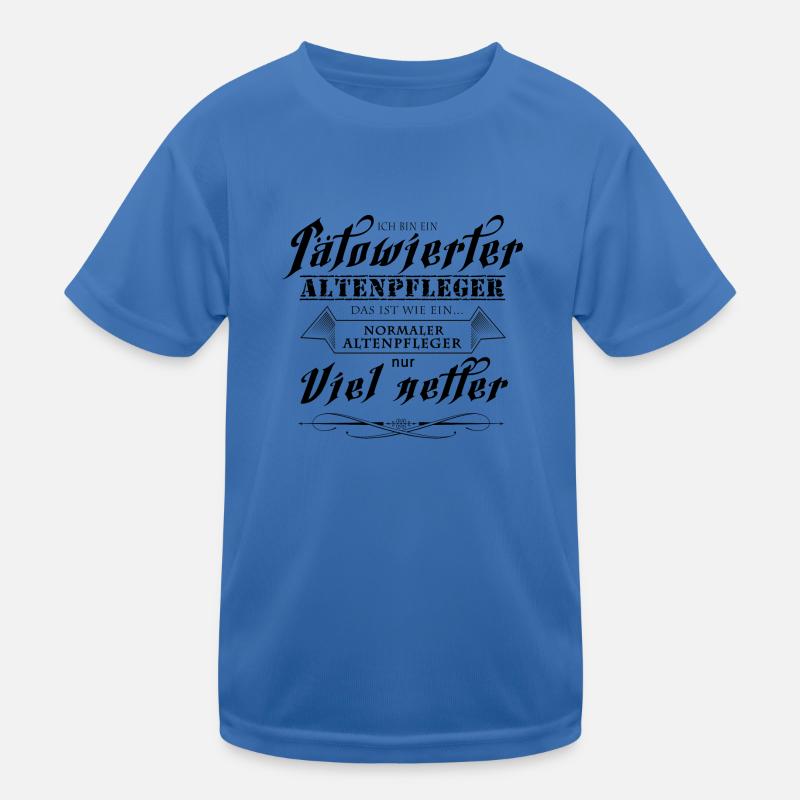 Ich bin ein Tätowierter Altenpfleger Kinder Funktions-T-Shirt