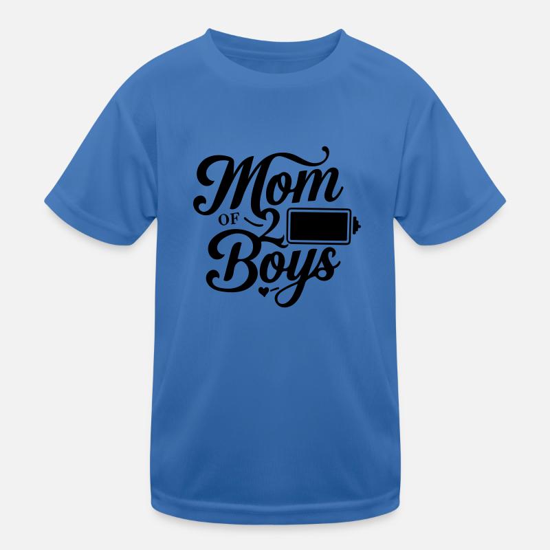 Mutter von 2 Jungs Kinder Funktions-T-Shirt