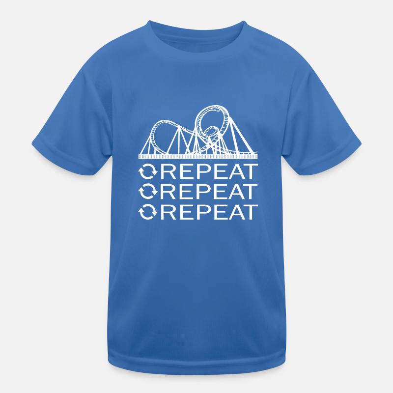 Rollercoaster Achterbahn Kinder Funktions-T-Shirt
