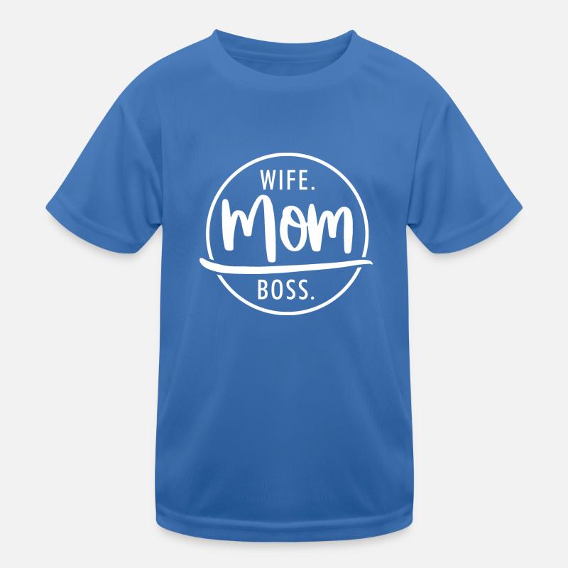 Mama Boss Muttertag Kinder Funktions-T-Shirt