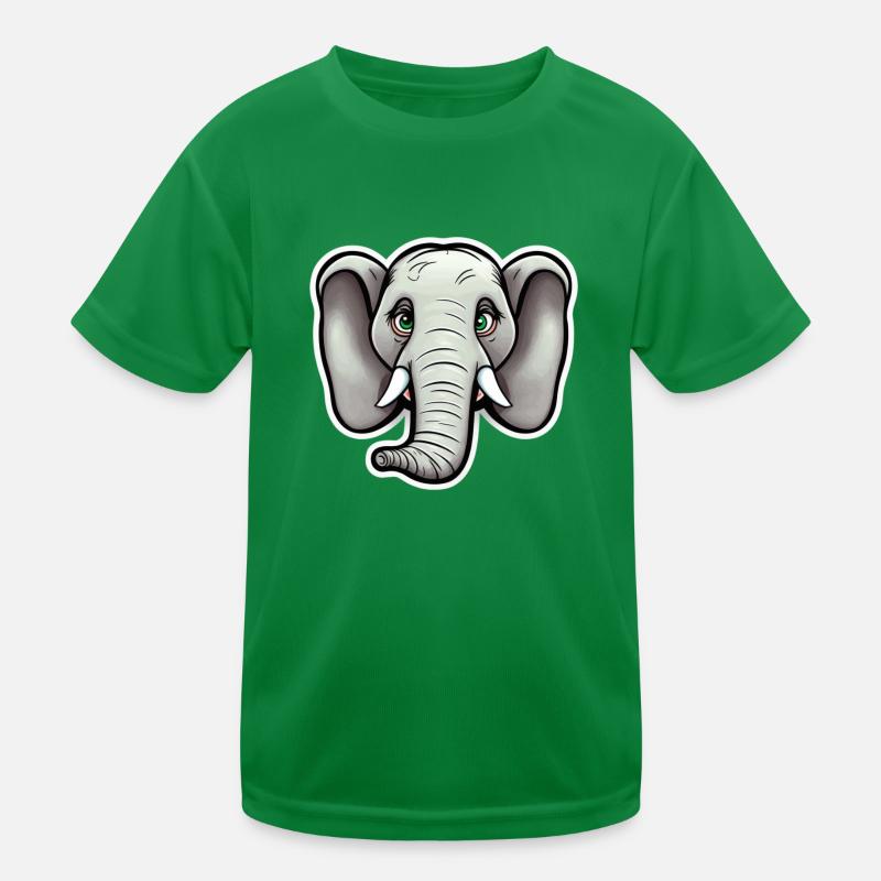 Gentil géant : éléphant majestueux T-shirt sport Enfant
