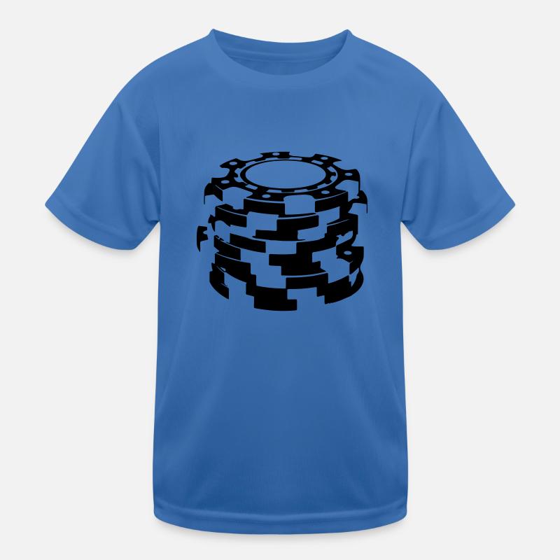 Poker Chips Kinder Funktions-T-Shirt