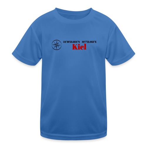 Koordinaten Kiel 2 - Kinder Funktions-T-Shirt