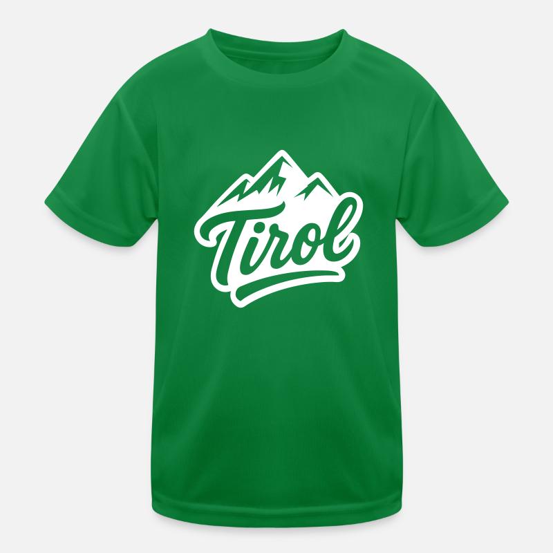 Tyrol Mountains Kids Functional T-Shirt