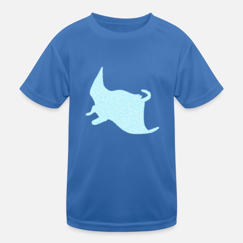 Rochen Manta Kinder Funktions-T-Shirt