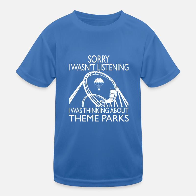 Rollercoaster Achterbahn - Kinder Funktions-T-Shirt - Königsblau