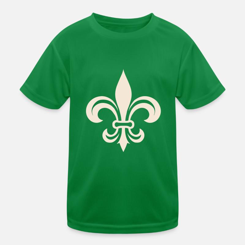 Queen's Fleur de lis Logo Kids Functional T-Shirt