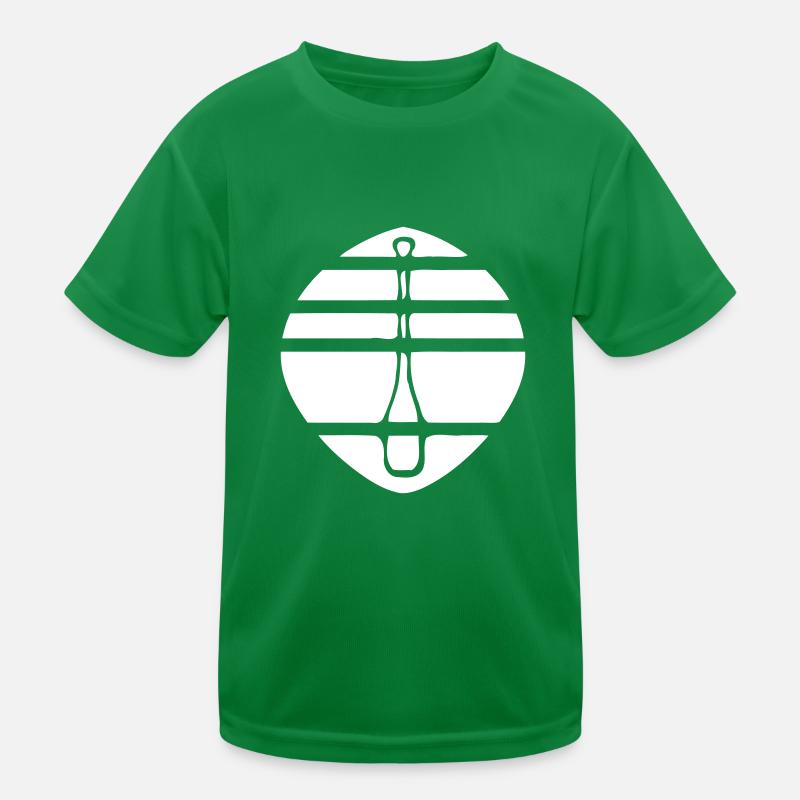 white paddle logo Kids Functional T-Shirt