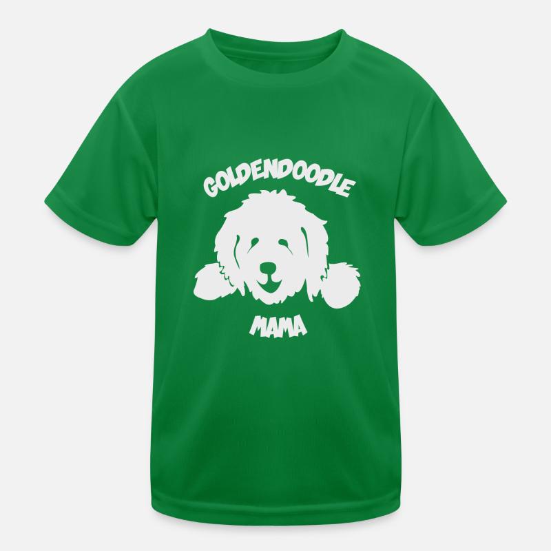 Doodle Mama Mum Mutter Goldendoodle Kinder Funktions-T-Shirt