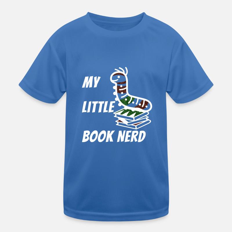 Mein kleiner Buch Nerd Süße Raupe Kinder Funktions-T-Shirt
