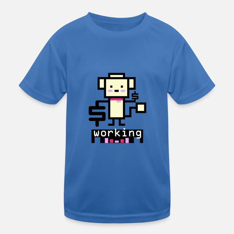 Poodle working Kids Functional T-Shirt