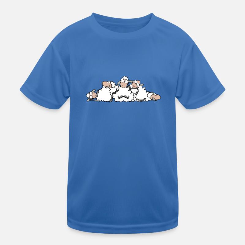 sleeping sheep Kids Functional T-Shirt