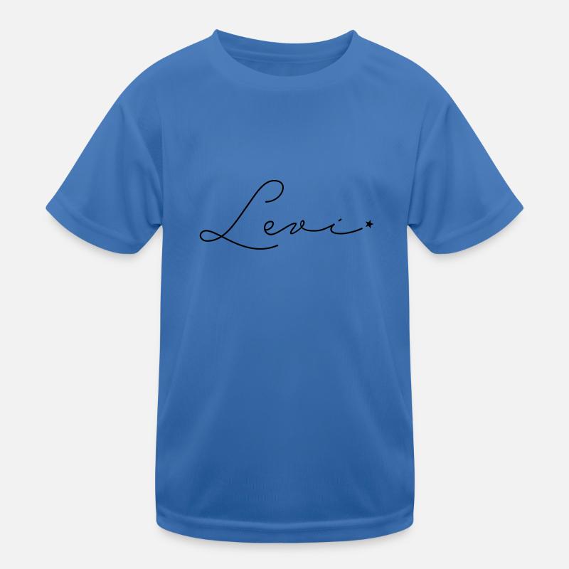 Name Levi Kinder Funktions-T-Shirt