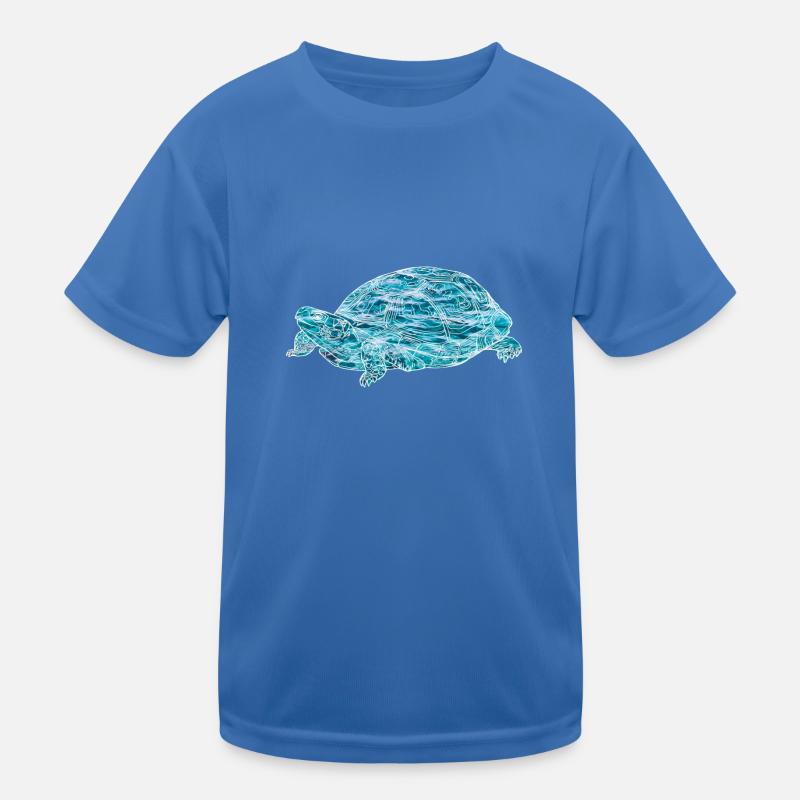 turtle, toad, animals, nature - Kids Functional T-Shirt - royal blue