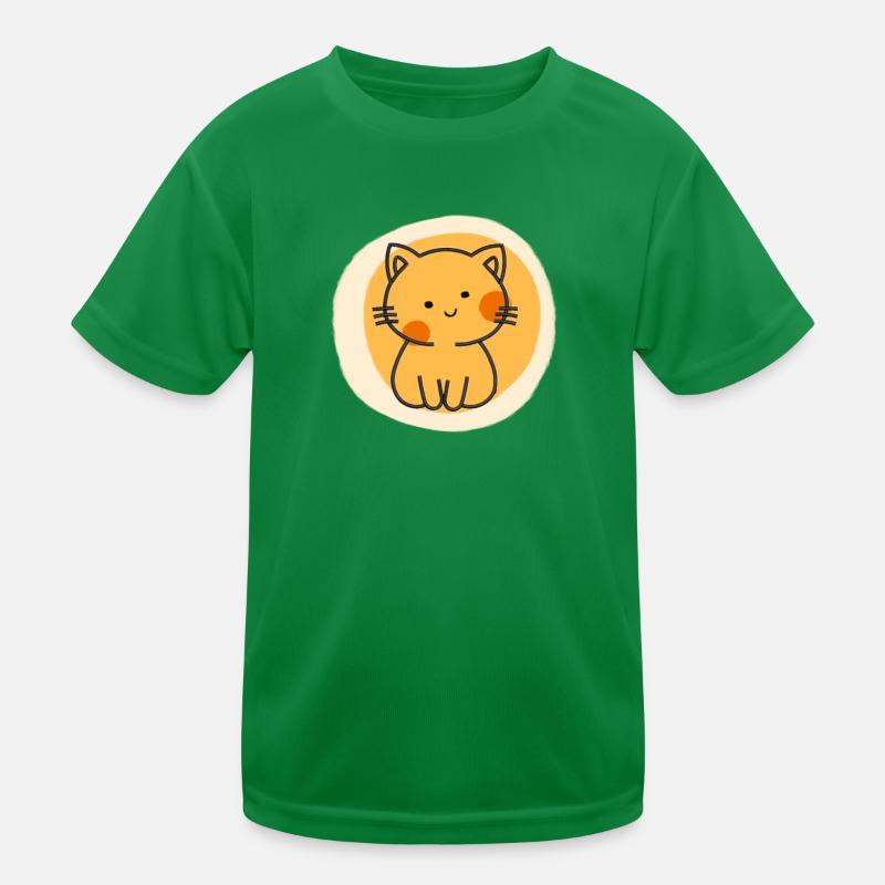 Kidi Katze Kinder Funktions-T-Shirt