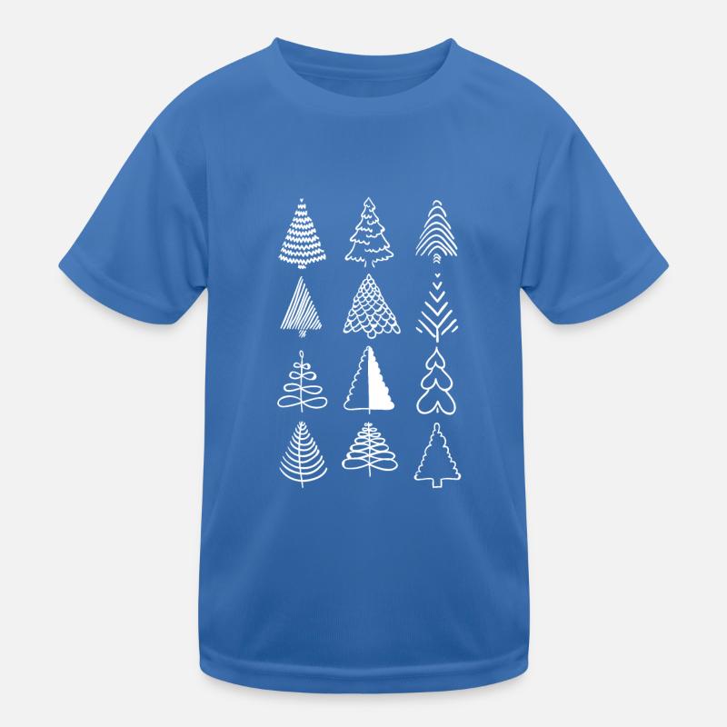 Weihnachtsbäume Kinder Funktions-T-Shirt