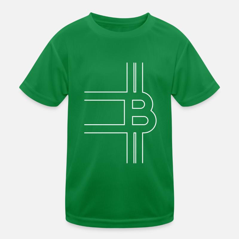 Trading de crypto-monnaies Bitcoin T-shirt sport Enfant