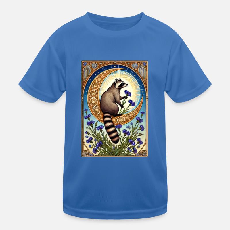 Waschbär Kinder Funktions-T-Shirt