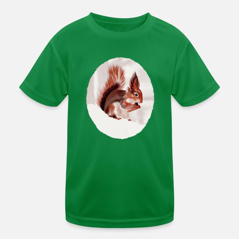 Squirrel Kinder Funktions-T-Shirt