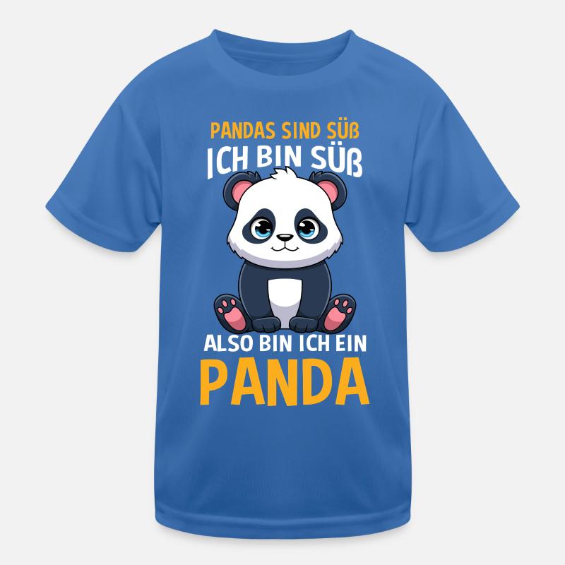  Panda Sind Süß Ich Bin Süß Also Bin Ich Ein Panda Kinder Funktions-T-Shirt