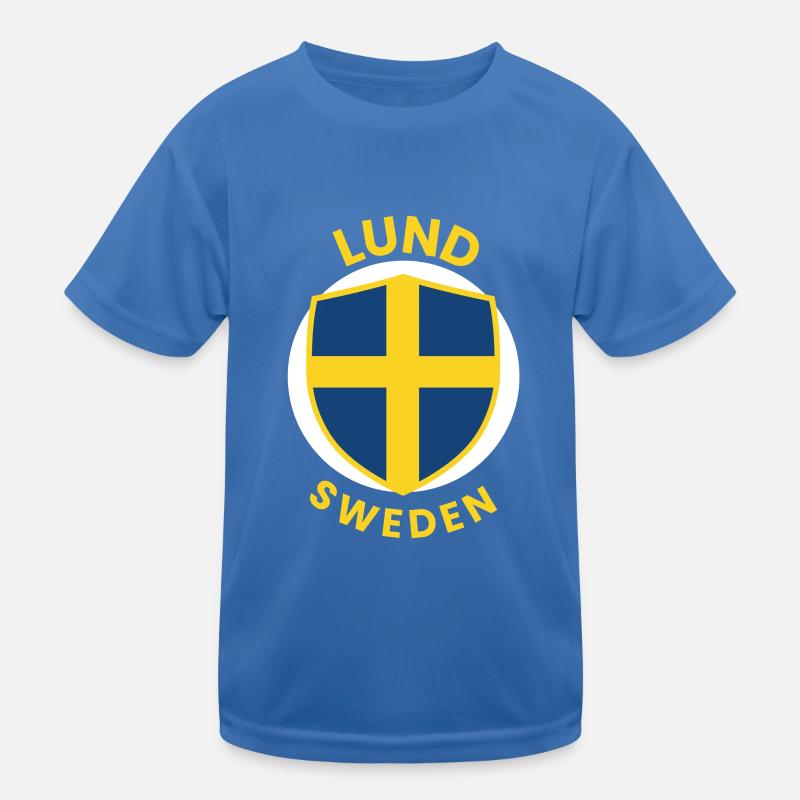 Lund Shield Schweden Kinder Funktions-T-Shirt