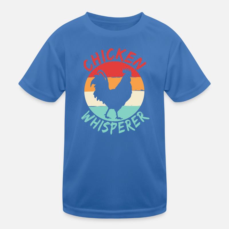 Hühnerflüsterer Chicken Whisperer Kinder Funktions-T-Shirt