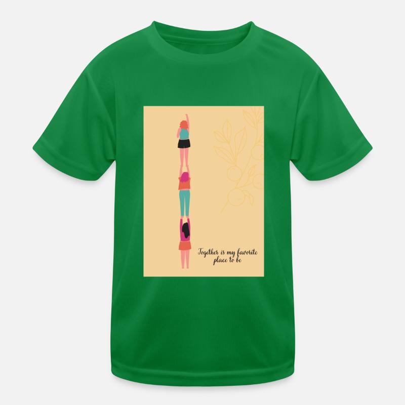Ensemble est mon endroit préféré T-shirt sport Enfant