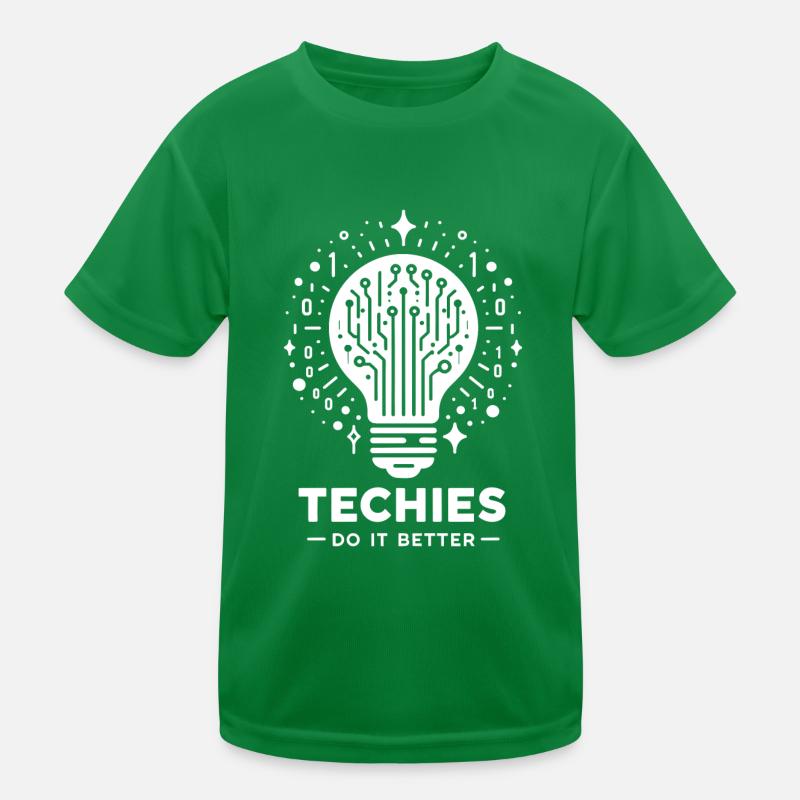 Techies machen IT besser Kinder Funktions-T-Shirt