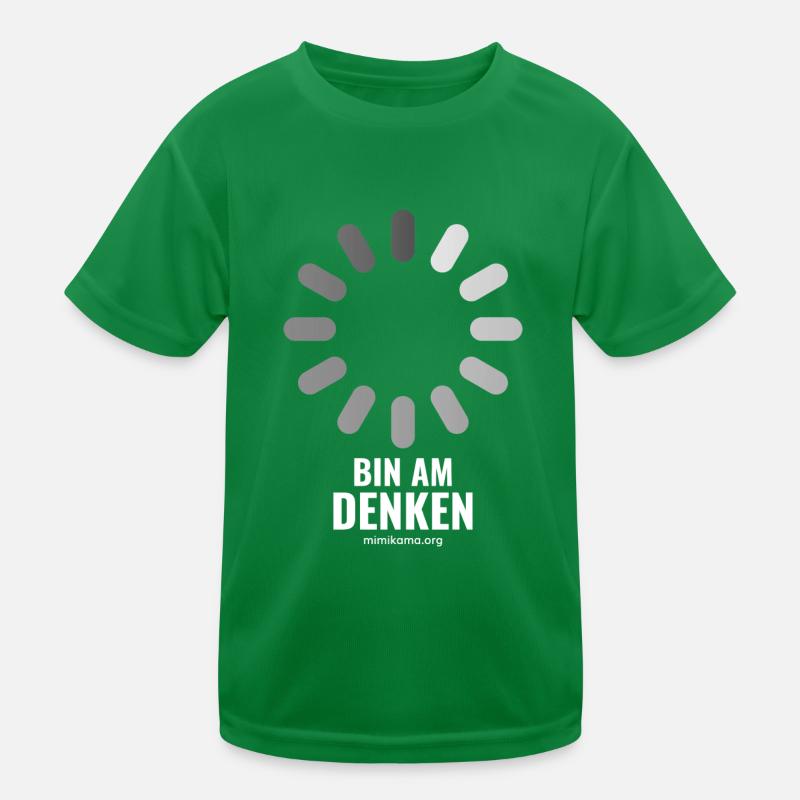 Mimikama bin am denken Kinder Funktions-T-Shirt