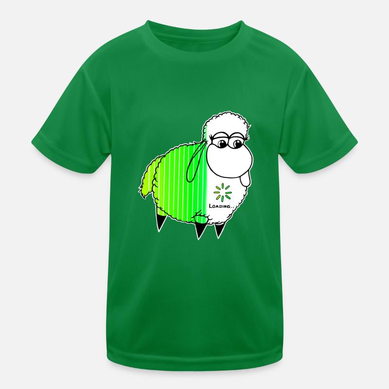 Wolly Sheepling Loading Beam Sheep Gaming Kids Functional T-Shirt