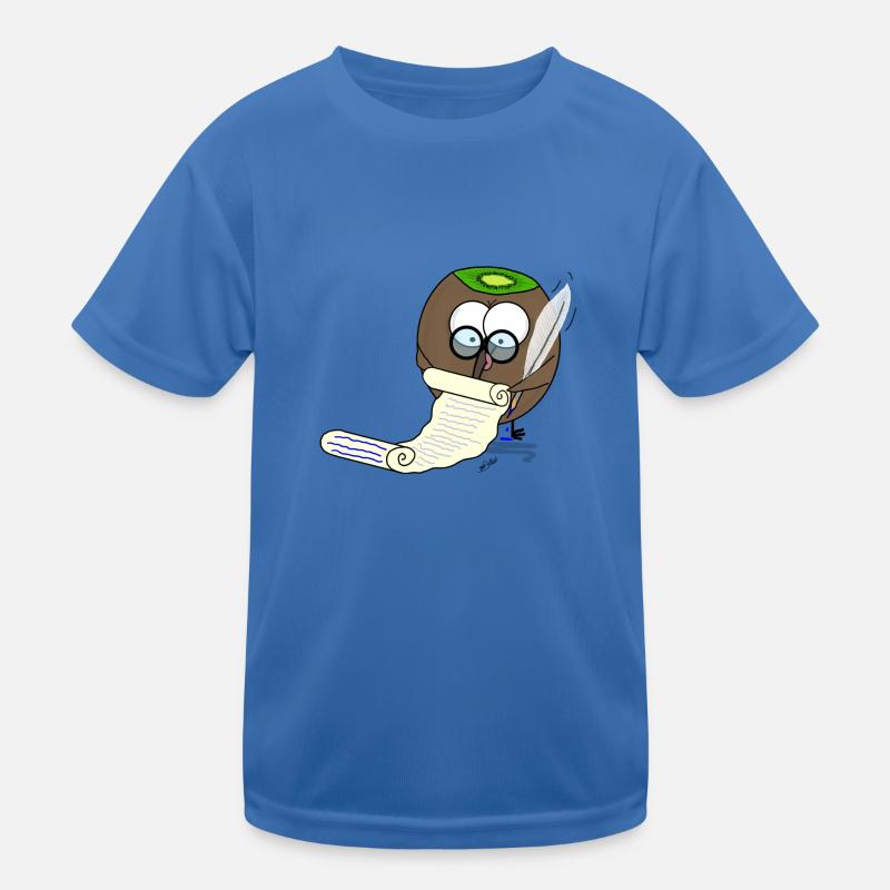 Beaked fruit taking notes, very dignified - Kids Functional T-Shirt - royal blue