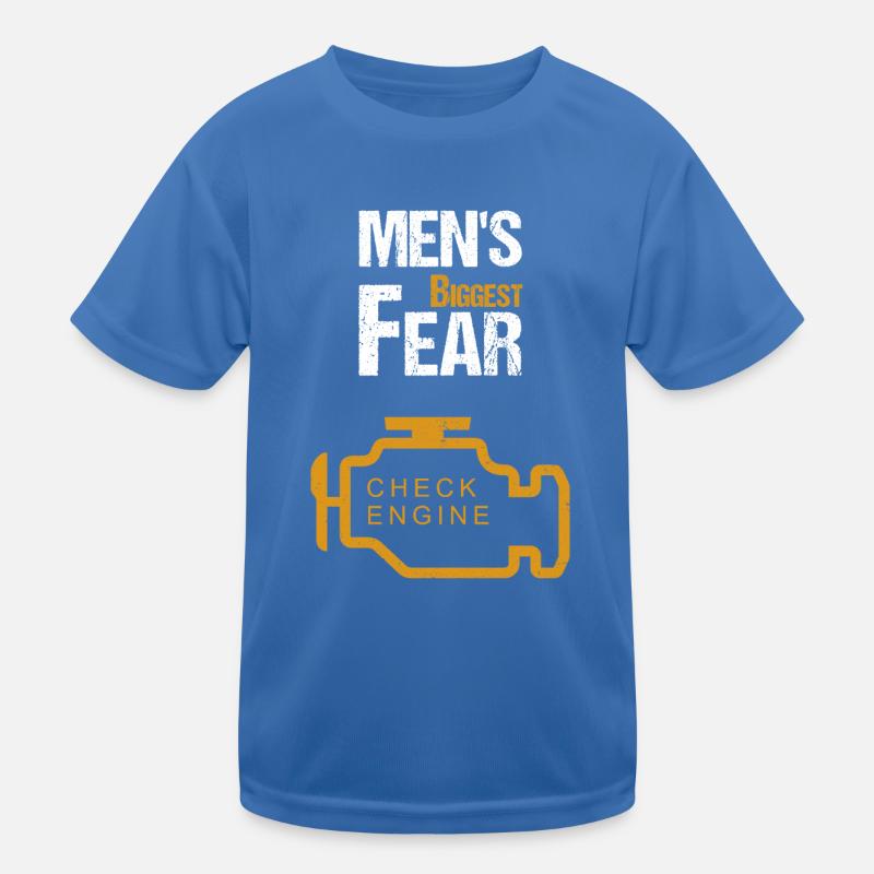 Angst? Ich bin es nur, die Motorkontrollleuchte! Kinder Funktions-T-Shirt