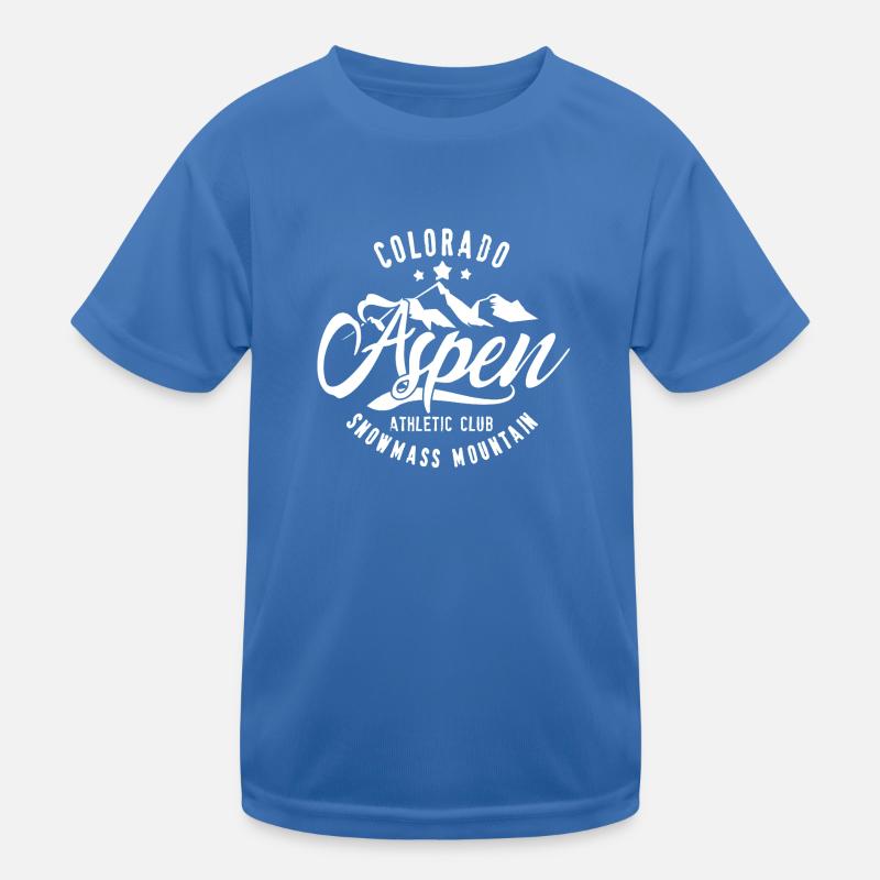 Aspen snowmass mountain Kids Functional T-Shirt