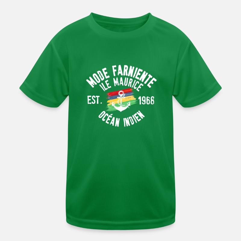 Mode Müßiggang Mauritius Kinder Funktions-T-Shirt