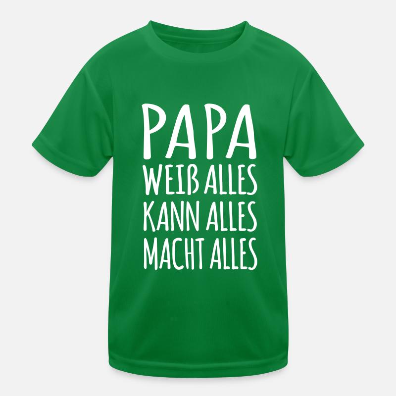 Bester Papa Vater lustige Sprüche Geschenkidee Fun Kinder Funktions-T-Shirt