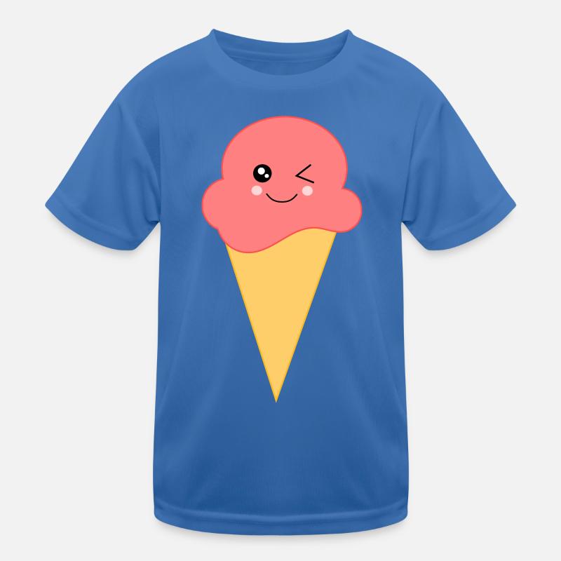 Eis Eiscreme Erdbeereis Kinder Funktions-T-Shirt