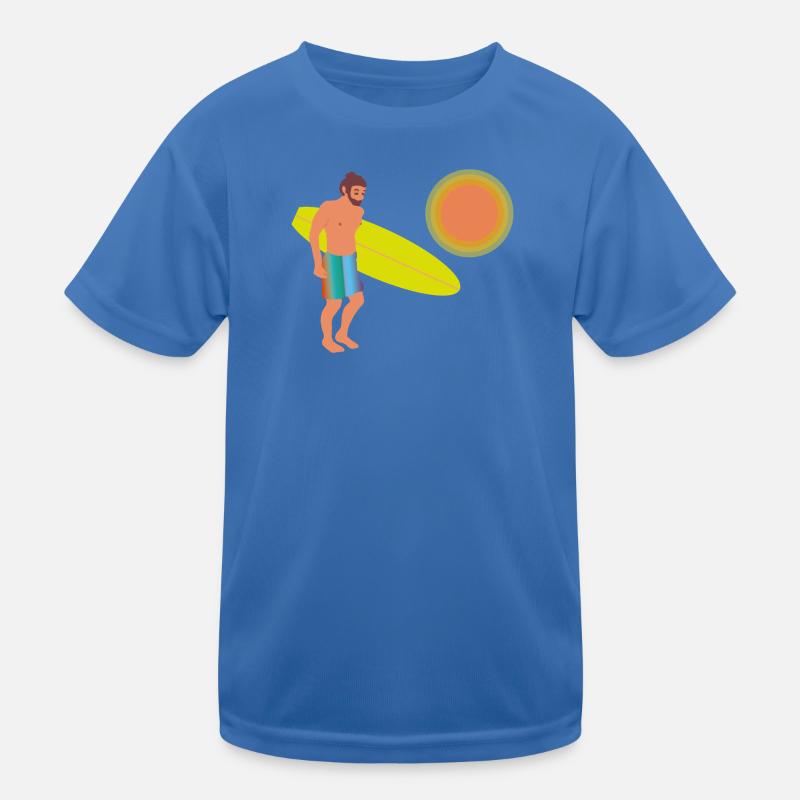 surfer Kinder Funktions-T-Shirt