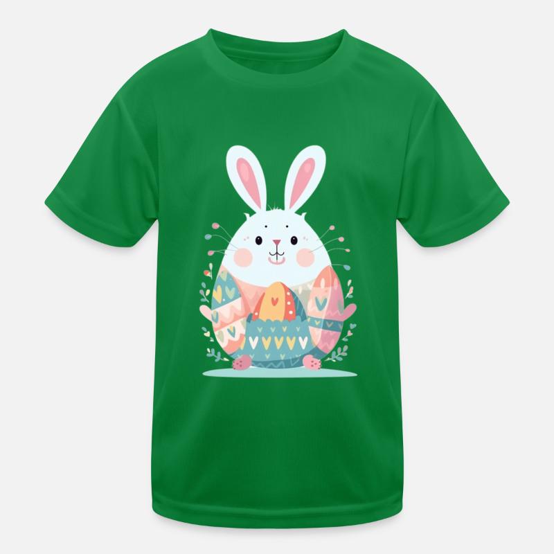 Osterhase Kinder Funktions-T-Shirt