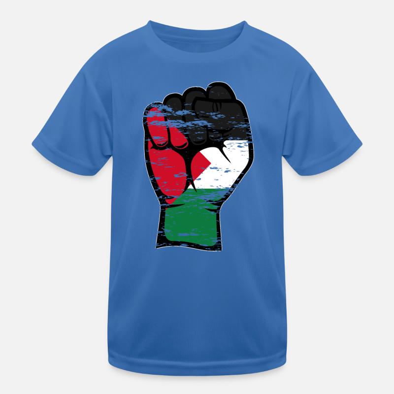 Palästina Flagge Faust Symbol used Kinder Funktions-T-Shirt