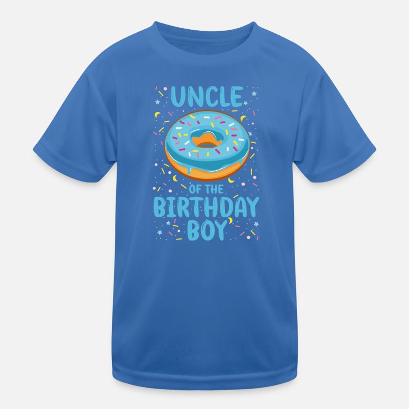 Oncle du garçon d’anniversaire T-shirt sport Enfant