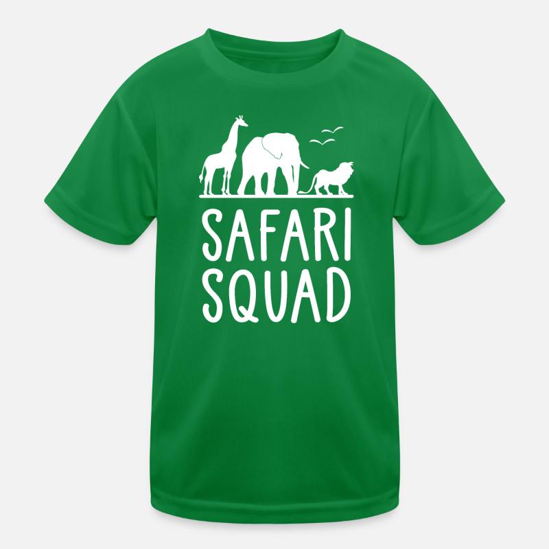 Safari Squad Kinder Funktions-T-Shirt