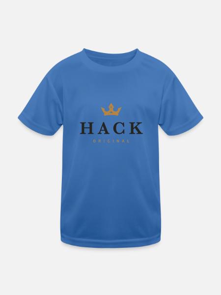 Hack Original Family Logo - Kids Functional T-Shirt - royal blue - Front