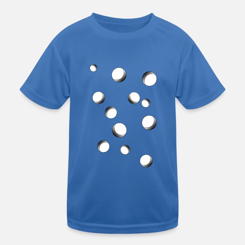 Holes in the belly - optical effect Kids Functional T-Shirt