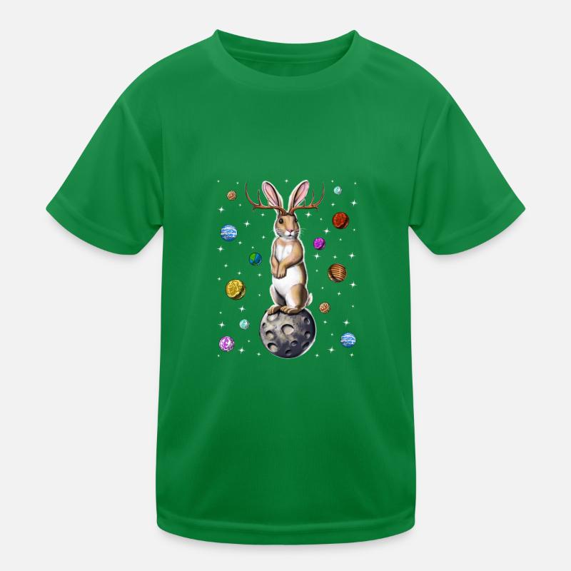 Jackalope Rabbit Kids Functional T-Shirt