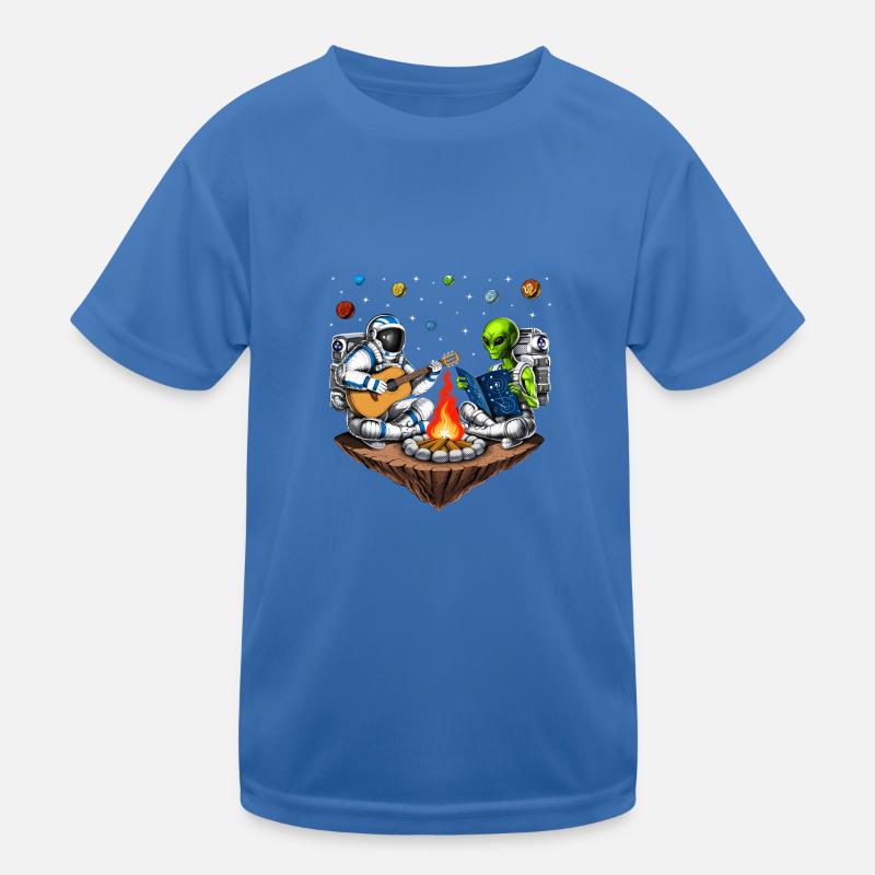Astronaute de l’espace extraterrestre Camping T-shirt sport Enfant