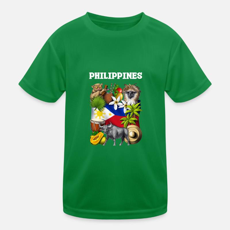 Philippines Kids Functional T-Shirt