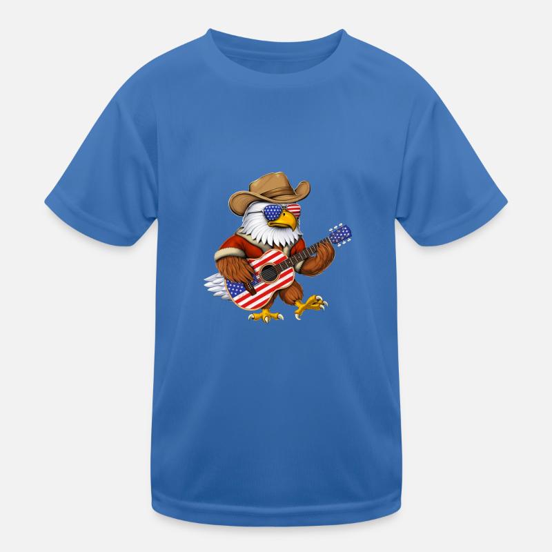 American Bald Eagle Kids Functional T-Shirt